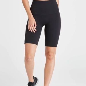 Spanx Look At Me Now Bike Shorts, Black, Sz S